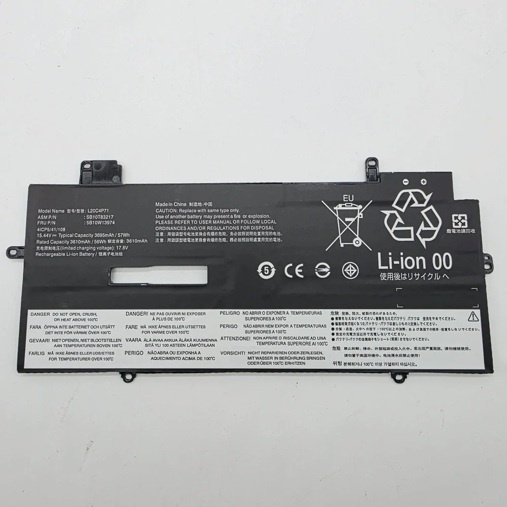 L20C4P71 Battery for Lenovo ThinkPad X1 Carbon 9th 10th Gen Yoga 6th 7th Gen